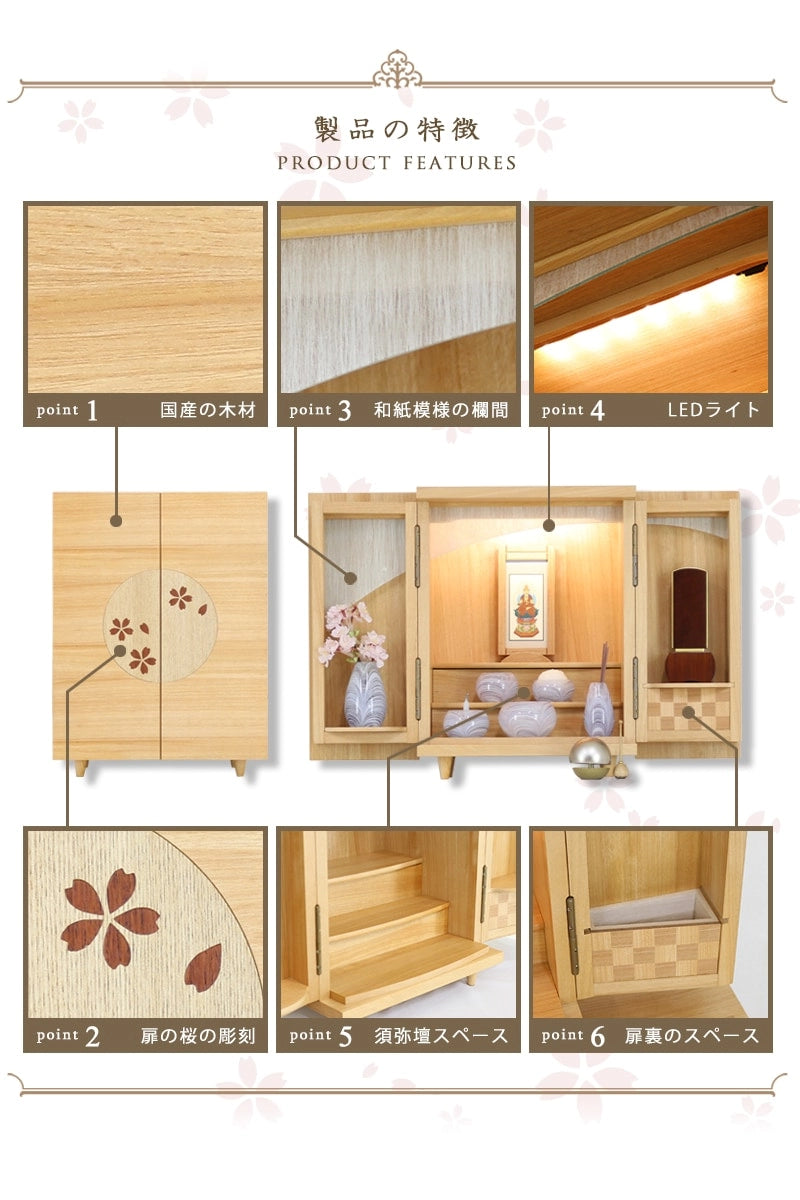 夢SO桜 13号の製品の特徴1～6