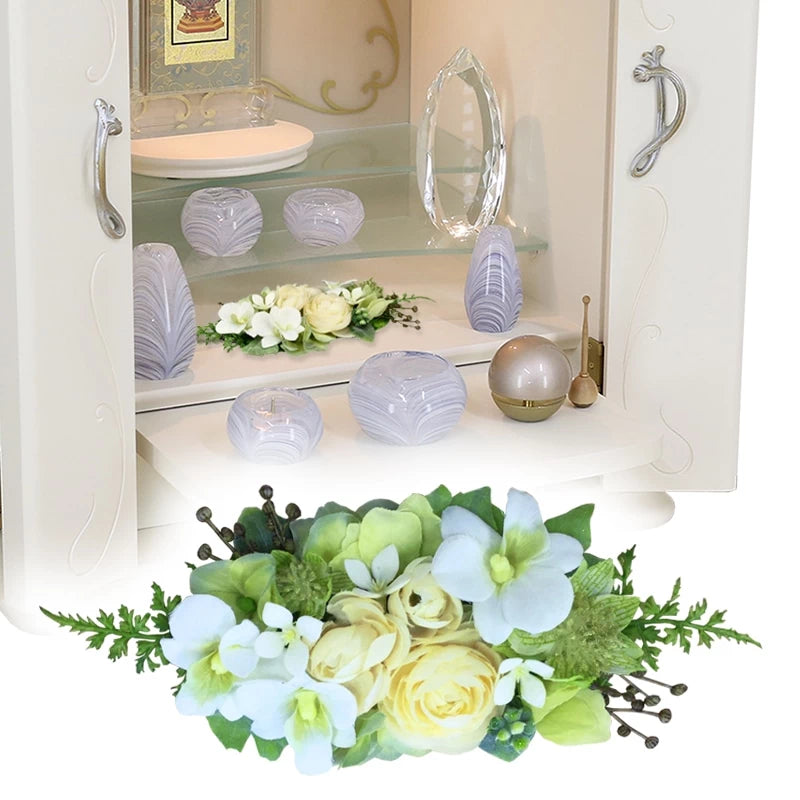 仏花 アートフラワー ピュルテ ホワイトメイン画像01