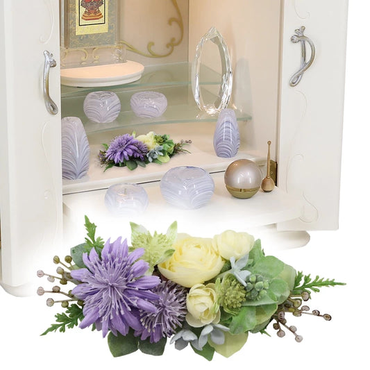 仏花 アートフラワー ピュルテ パープルメイン画像01