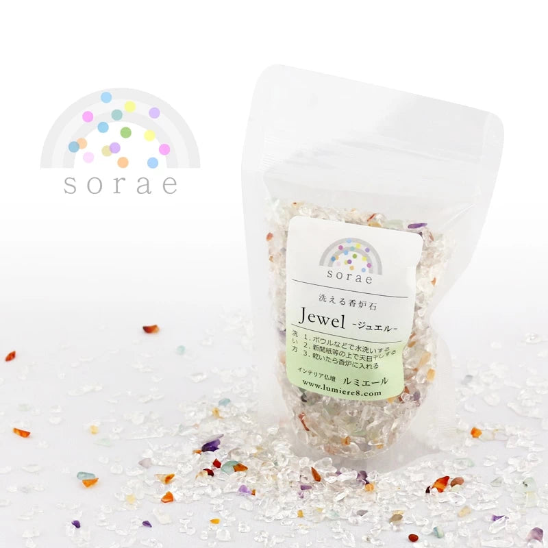 洗えて便利な香炉石「sorae」 ジュエルメイン画像01