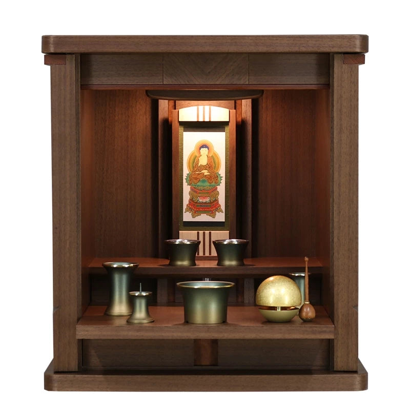 モダンミニ仏壇 パルテ ウォールナット 14号メイン画像02