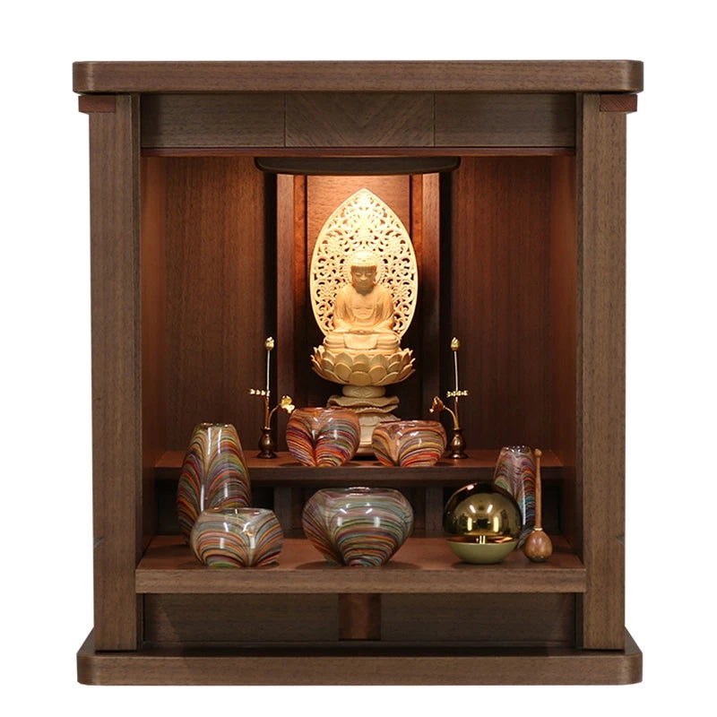 モダンミニ仏壇 パルテ ウォールナット 14号メイン画像03