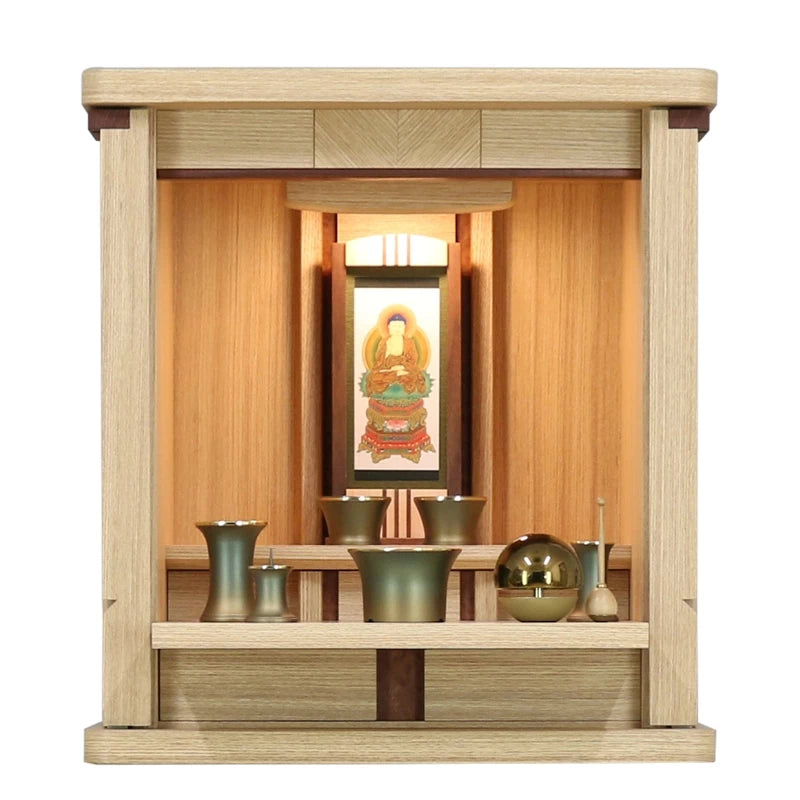 モダンミニ仏壇 パルテ ナチュラル 14号メイン画像02