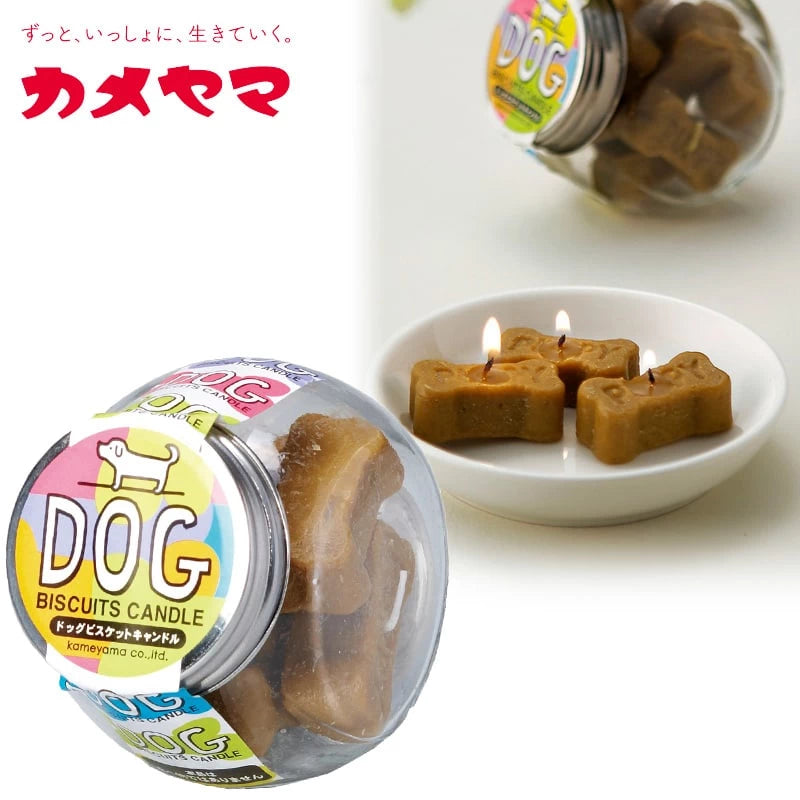 ペットの好物シリーズ ドッグビスケットキャンドルメイン画像01