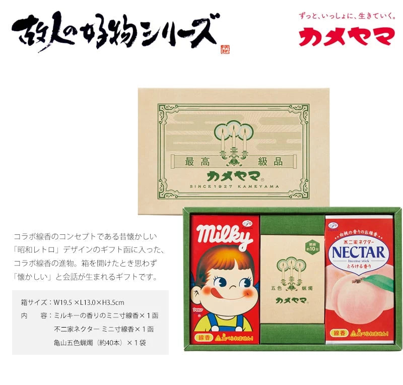 ギフトボックスのサイズやコンセプト説明