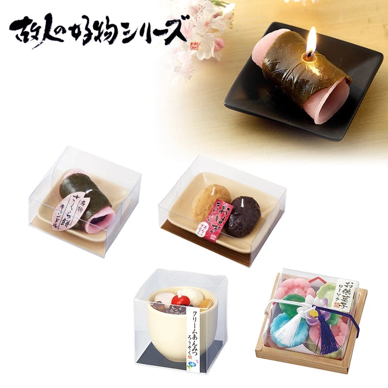故人の好物シリーズ 好物キャンドル【和菓子編】メイン画像01