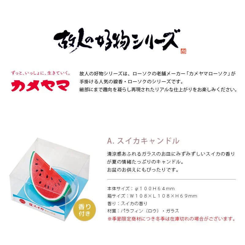 スイカキャンドルの商品詳細