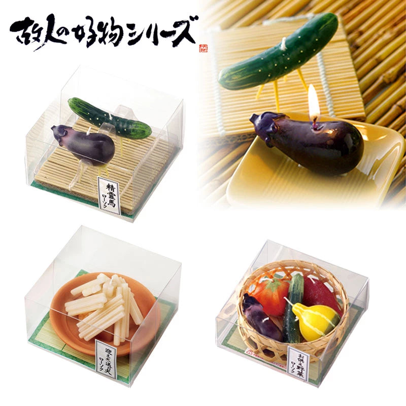 故人の好物シリーズ 好物キャンドル【お盆飾り編】メイン画像01