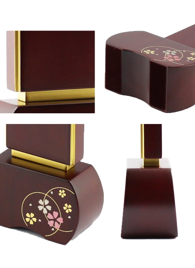 モダン位牌 「優徳　心花」 ローズの仏壇設置イメージ②