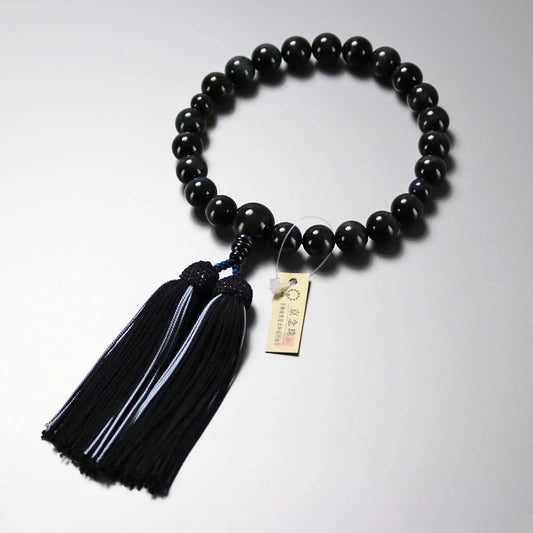 男性用略式念珠 青虎眼 共仕立メイン画像01