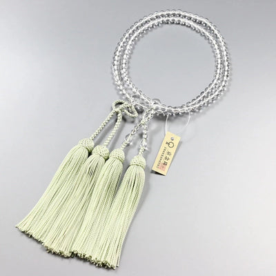 女性用本式念珠 浄土真宗 水晶 共仕立メイン画像01