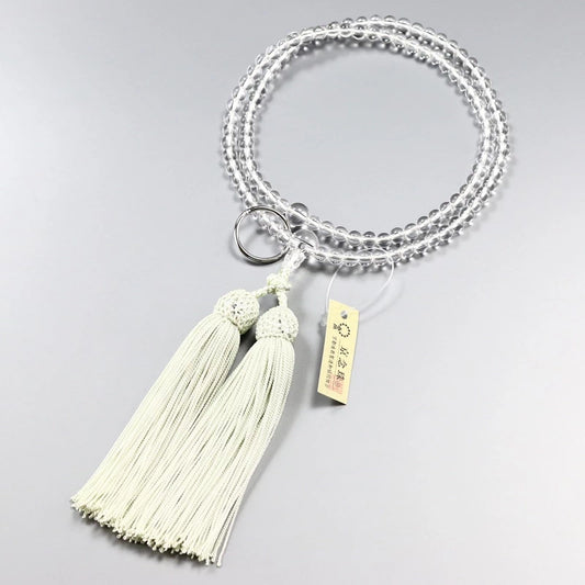 女性用本式念珠 曹洞宗 水晶 共仕立メイン画像01