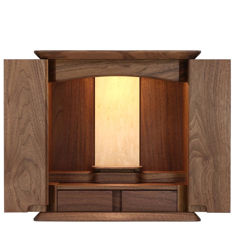 家具調仏壇 ノア ウォールナット無垢 15号メイン画像01