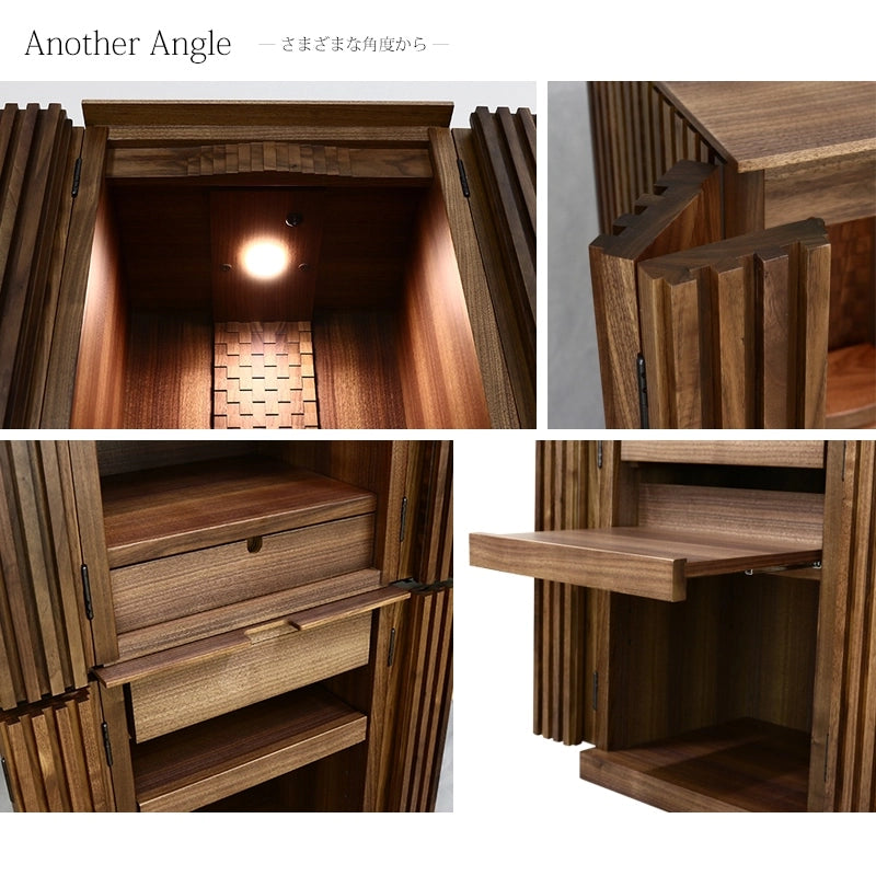 家具調仏壇 森樹 フロアタイプのさまざまなアングルで