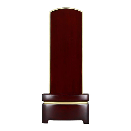 シンプル唐木位牌 紫檀 マット仕上げメイン画像01