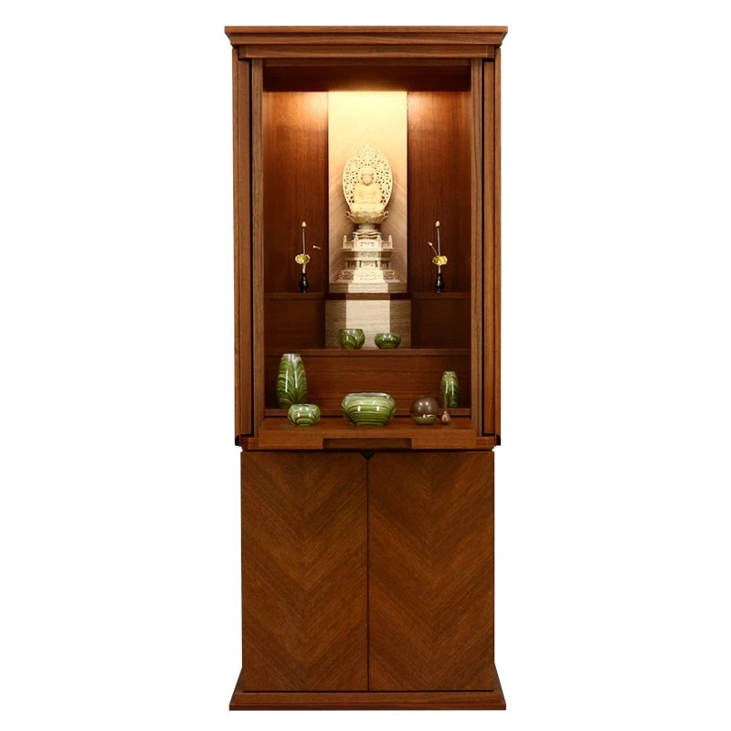 モダン仏壇 リコルテ ウォールナット メイン画像02