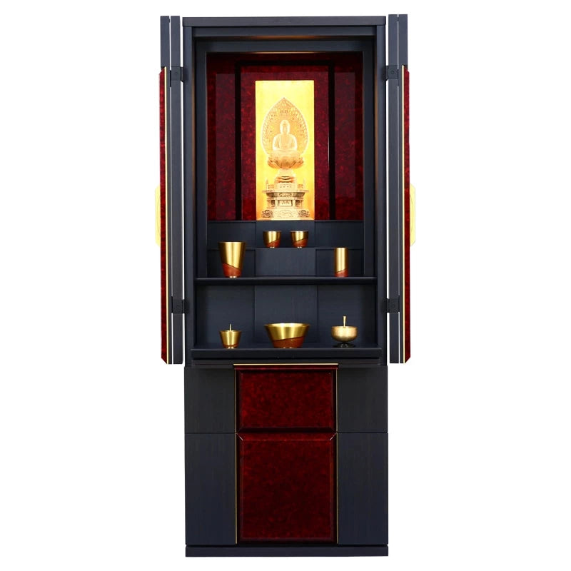 モダン仏壇 伝心 箔艶 フロアタイプメイン画像02