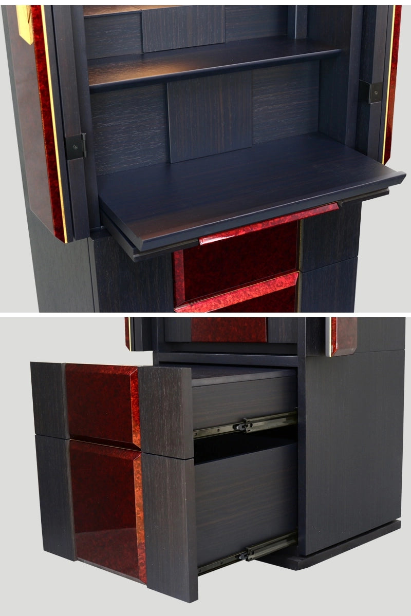 モダン仏壇 伝心 箔艶 フロアタイプの詳細部分の拡大画像をご覧ください。