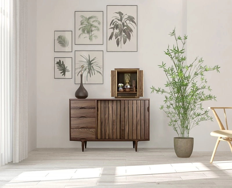 KISSUI キッスイ サイドボード ウォールナット 120の設置イメージ