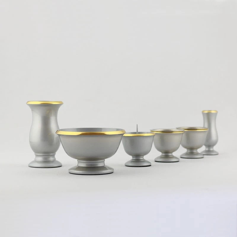 モダン仏具セット ミルフィ ホワイトメイン画像01