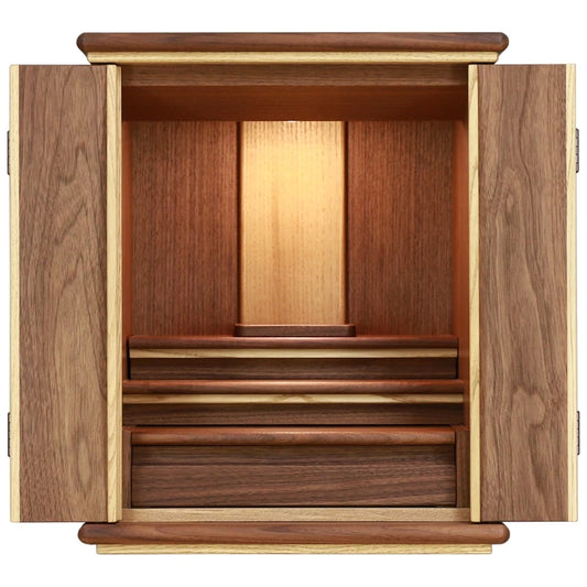 家具調仏壇 くるみと栗 16号メイン画像01