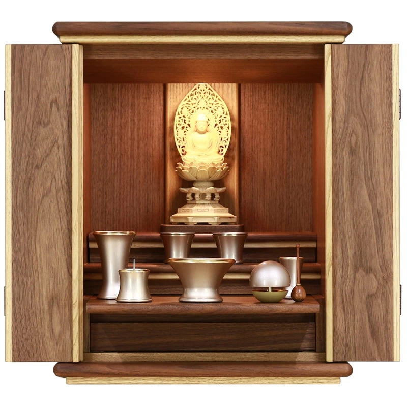 家具調仏壇 くるみと栗 16号メイン画像02