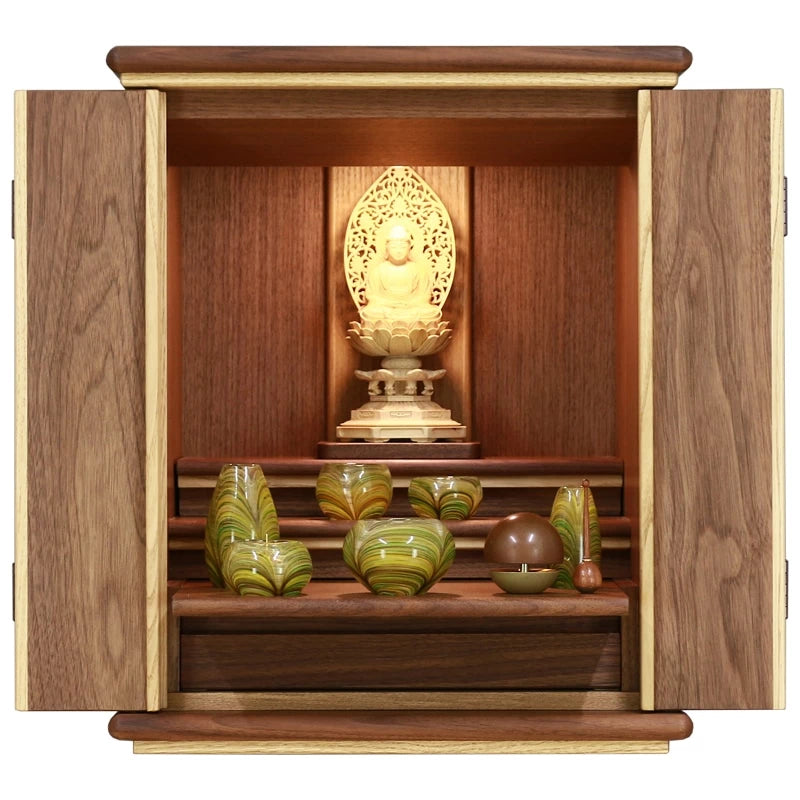 家具調仏壇 くるみと栗 16号メイン画像03