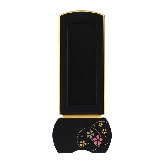 モダン回出位牌 優徳 心花 黒檀メイン画像01