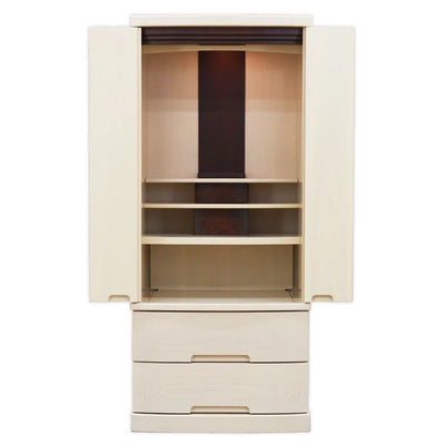 モダン仏壇 ゼフィール クリームホワイトメイン画像01