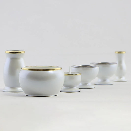 モダン仏具セット アルミムクmini ホワイトメイン画像01