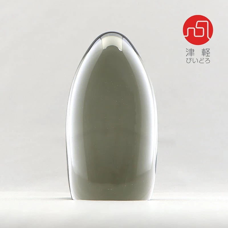 ガラス位牌 「水音」 薄墨　津軽びいどろ謹製メイン画像01