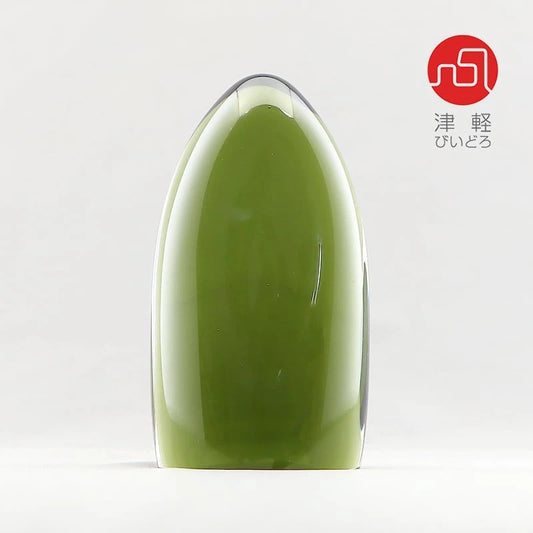 ガラス位牌 「水音」 翡翠　津軽びいどろ謹製メイン画像01