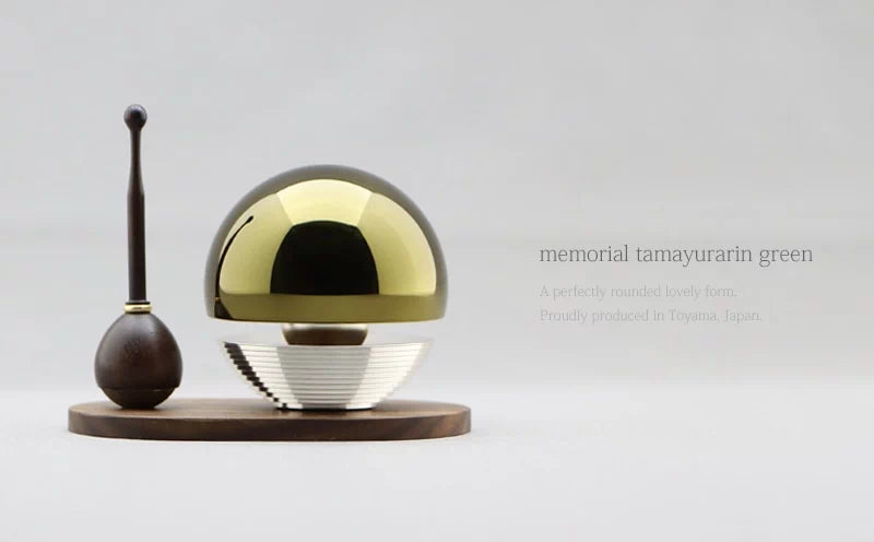骨壺付 たまゆらりん  グリーンのセットイメージ