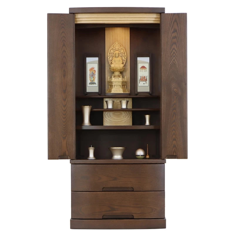 モダン仏壇 ゼフィール ブラウンメイン画像02