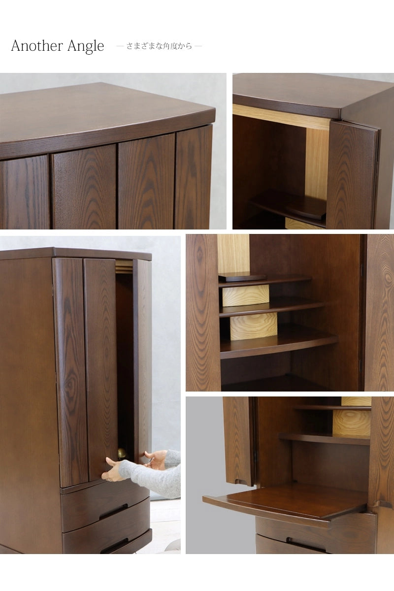 モダン仏壇 ゼフィール ブラウンのさまざまなアングルからのイメージ画像