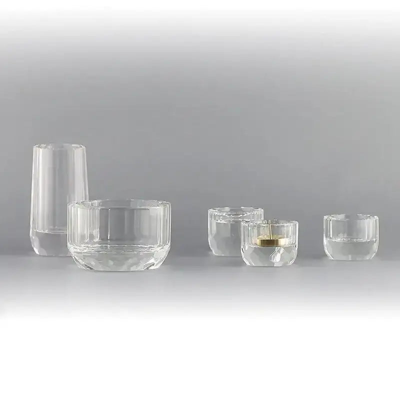 クリスタル仏具 セット　2 (仏具、仏壇) クリスタル仏具セット クリアー 2.5寸 |仏具の通販| インテリア