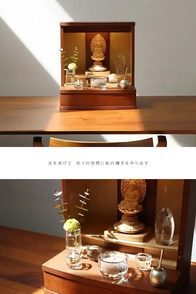 クリスタル仏具セット クリアー 2.5寸 |仏具の通販| インテリア仏壇