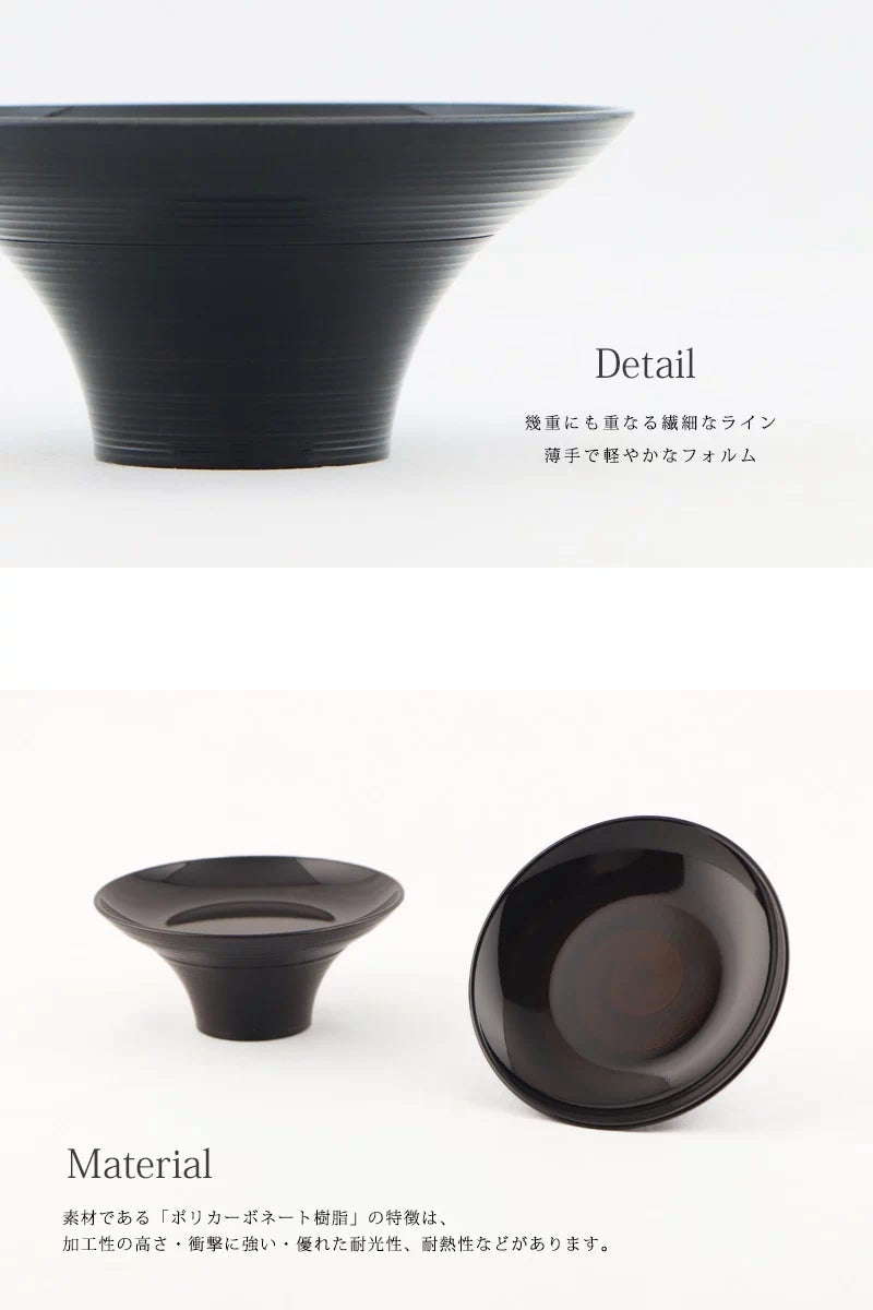 ことり 高杯 一対 ブラック | 仏具の通販 | インテリア仏壇 ルミエール