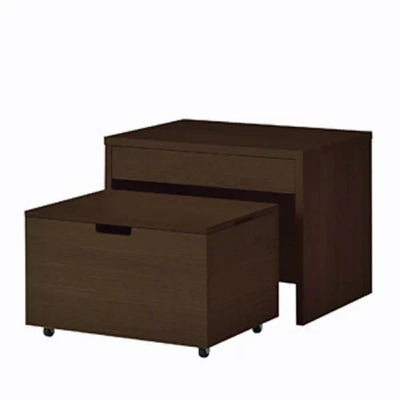 モダン仏壇台 「スポット2」 ダークブラウン色 ～経机付～メイン画像01