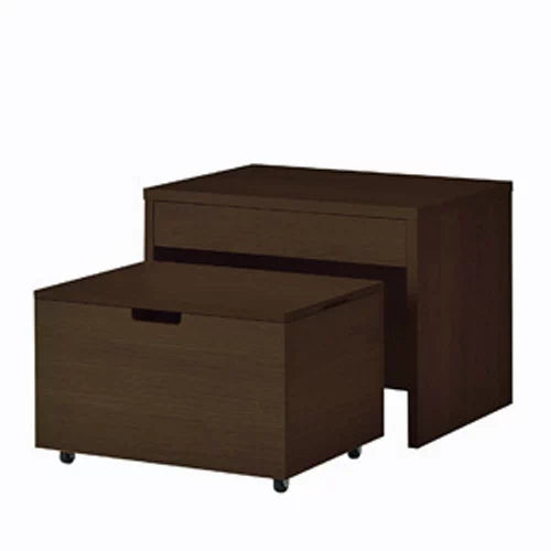 モダン仏壇台 「スポット2」 ダークブラウン色 ～経机付～メイン画像01