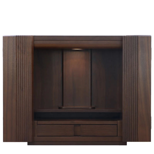 モダン仏壇 クオレ ウォールナット 13号メイン画像01