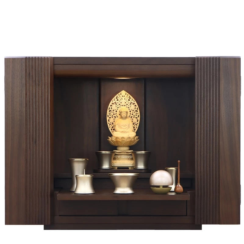 モダン仏壇 クオレ ウォールナット 13号メイン画像02