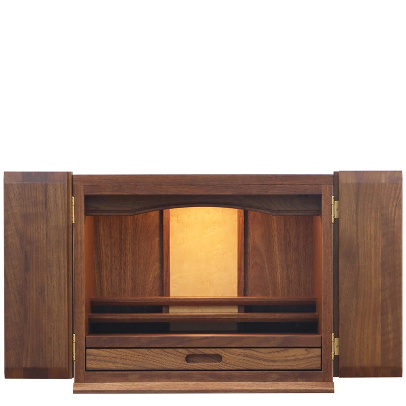 家具調仏壇 ポルト ワイド ウォールナット 16号メイン画像01