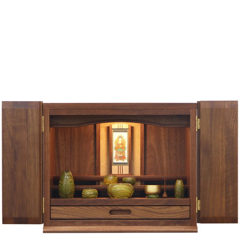 家具調仏壇 ポルト ワイド ウォールナット 16号 | お仏壇の通販