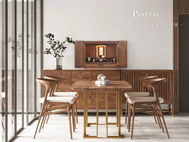 家具調仏壇 ポルトのリビング設置イメージ