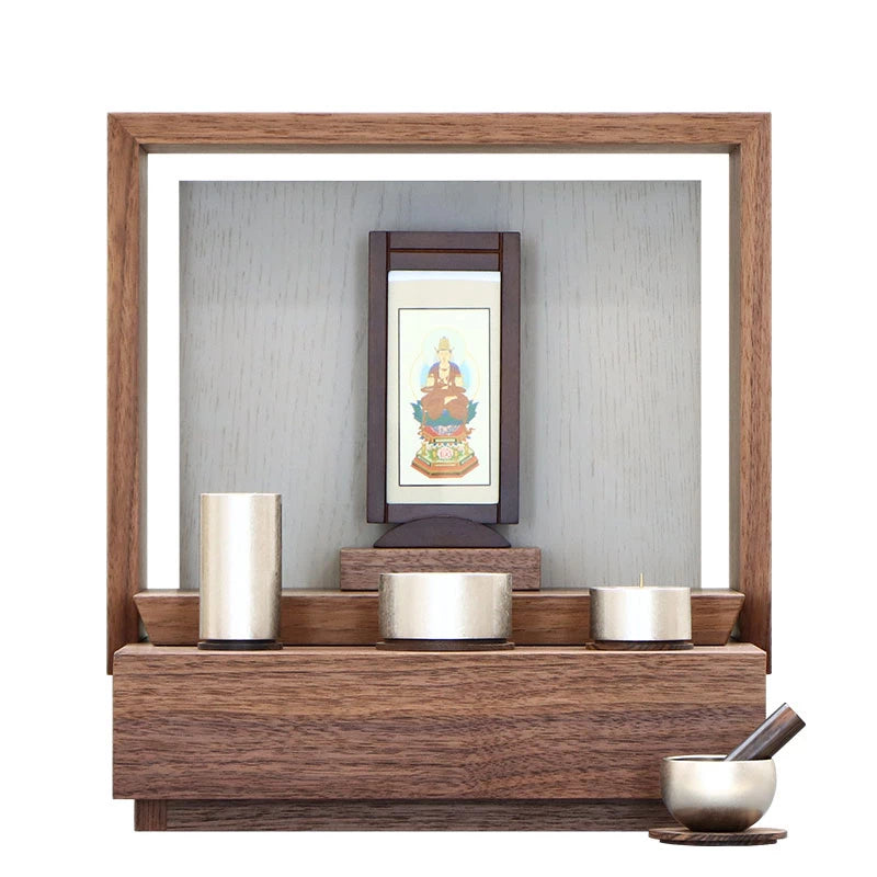 ミニ仏壇 KAKOI  ウォールナット×錫色メイン画像02