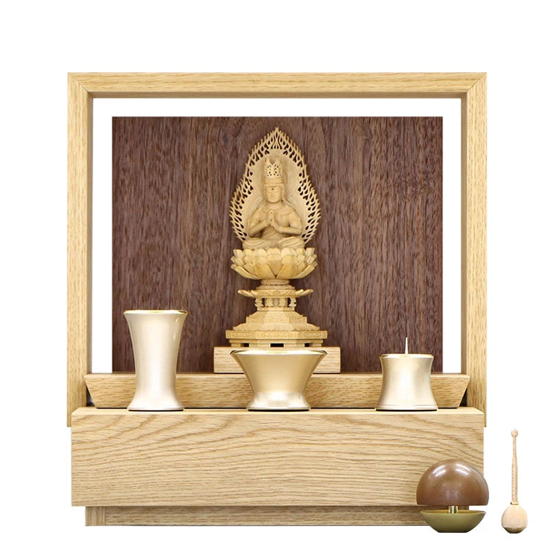 ミニ仏壇 KAKOI オーク×ウォールナットメイン画像02