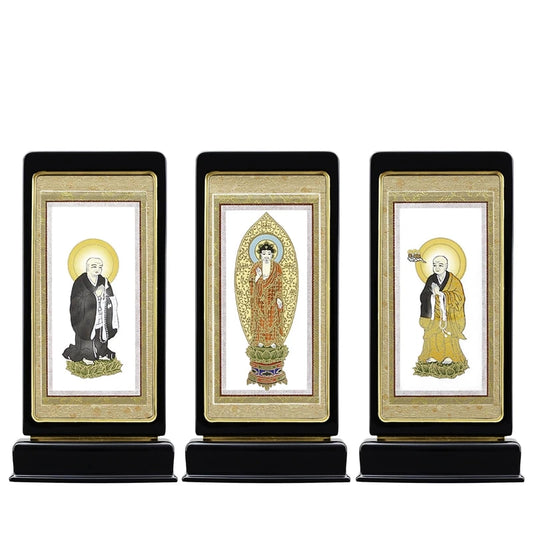 スタンド型掛け軸 京 黒色 小サイズ 【各宗派対応】メイン画像01