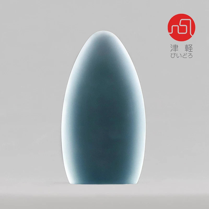 ガラス位牌「水音 kasumi」 墨青 津軽びいどろ謹製メイン画像01