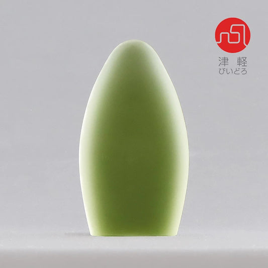 ガラス位牌「水音 kasumi」 翡翠 津軽びいどろ謹製メイン画像01